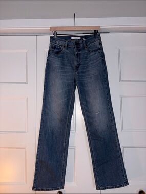 eunina Straight Leg Jeans in Dark Blue Wash